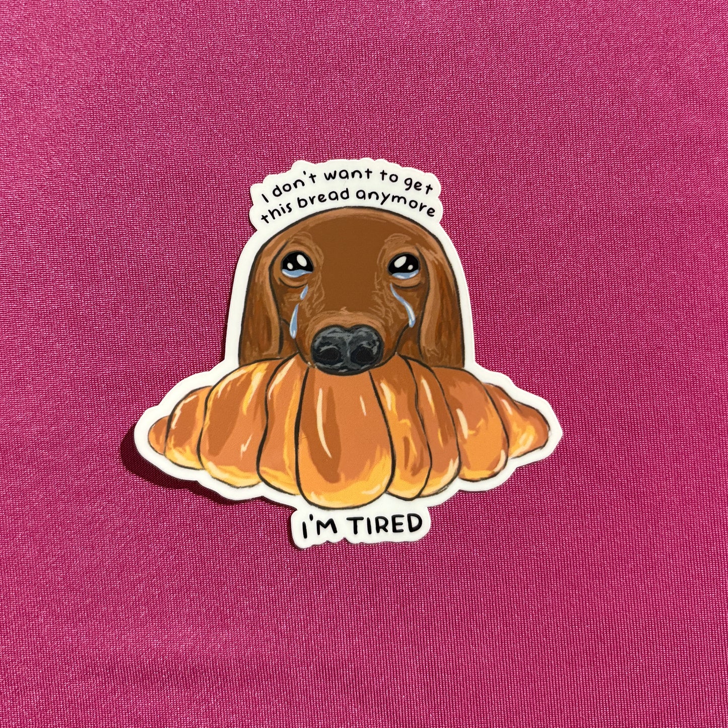 Bread Dog Sticker