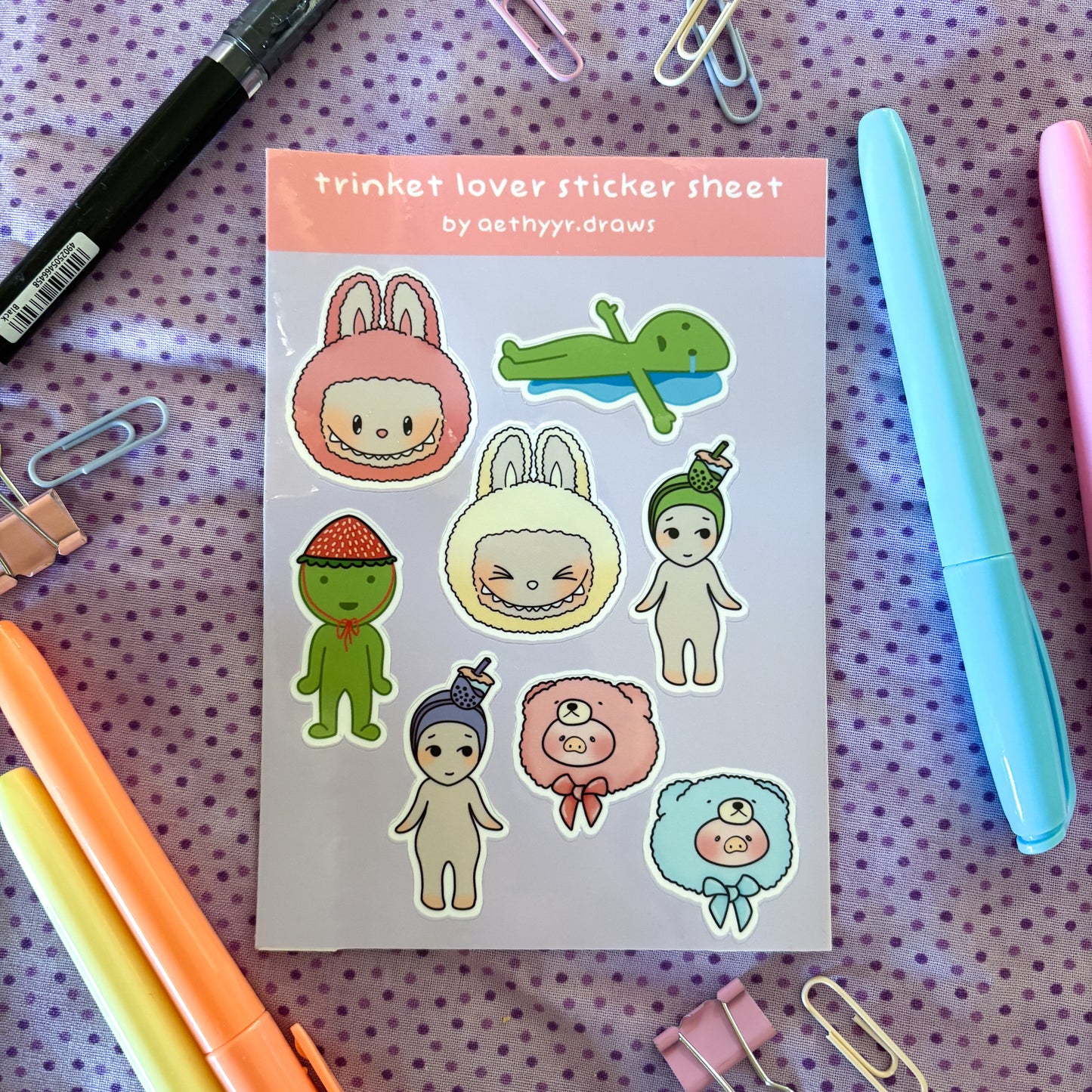 Trinket Lover Sticker Sheet