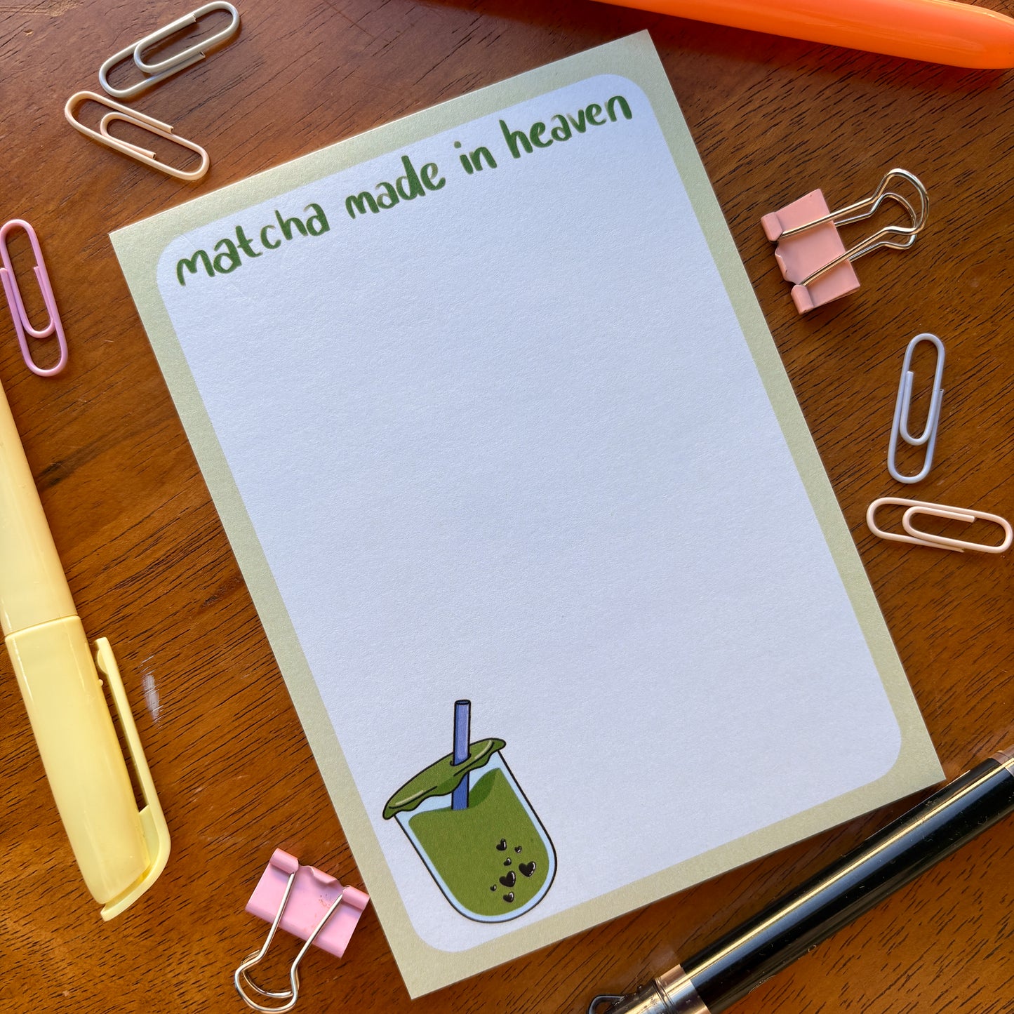 Matcha Memo Pad