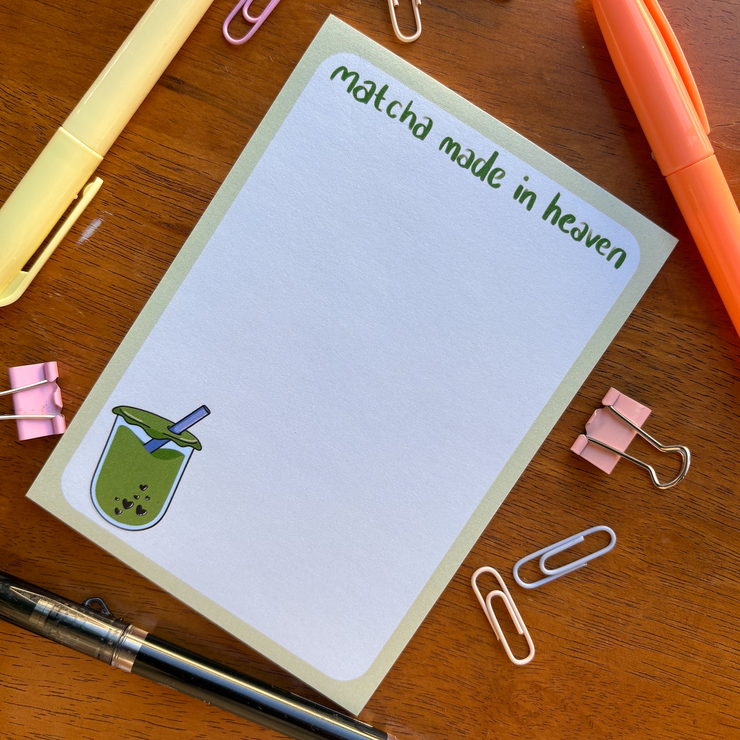 Matcha Memo Pad
