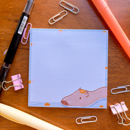 Capybara Sticky Note Pad
