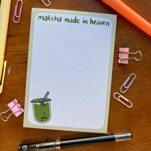 Matcha Memo Pad